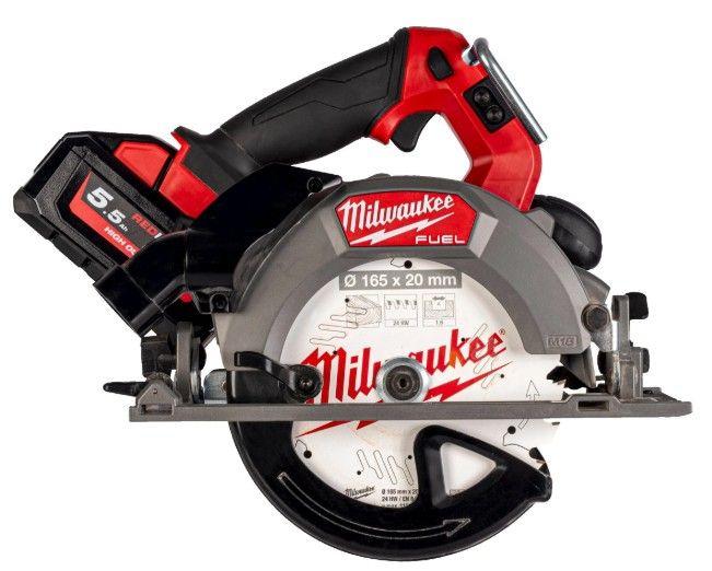 Milwaukee M18 FCSDC165-552C M18 FUEL™ 165 mm-es mélyvágó körfűrész (2 x 5.5 Ah Li-ion akkuval, kofferben) termék fő termékképe