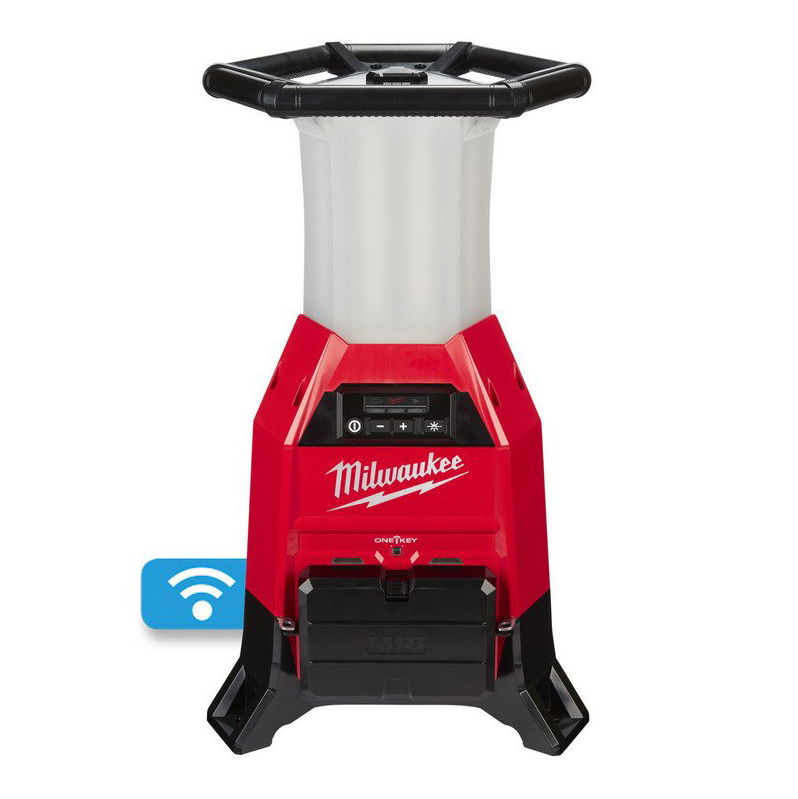Milwaukee M18 ONESLDP-0 TRUEVIEW™ hibrid (akkus vagy hálózati) ONE-KEY™ kompakt helyszínmegvilágító LED lámpa és töltő (akku és töltő nélkül) termék fő termékképe